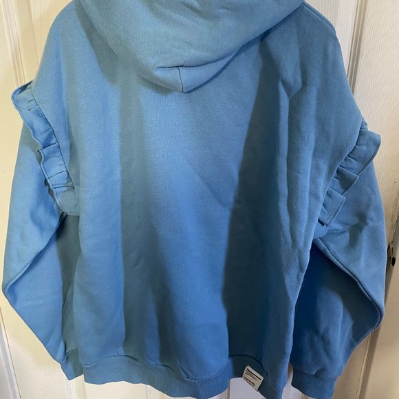 CHOCOOLATE: LINE FRIENDS embroidered ruffled hoodie SZ S - Picture 7 of 14